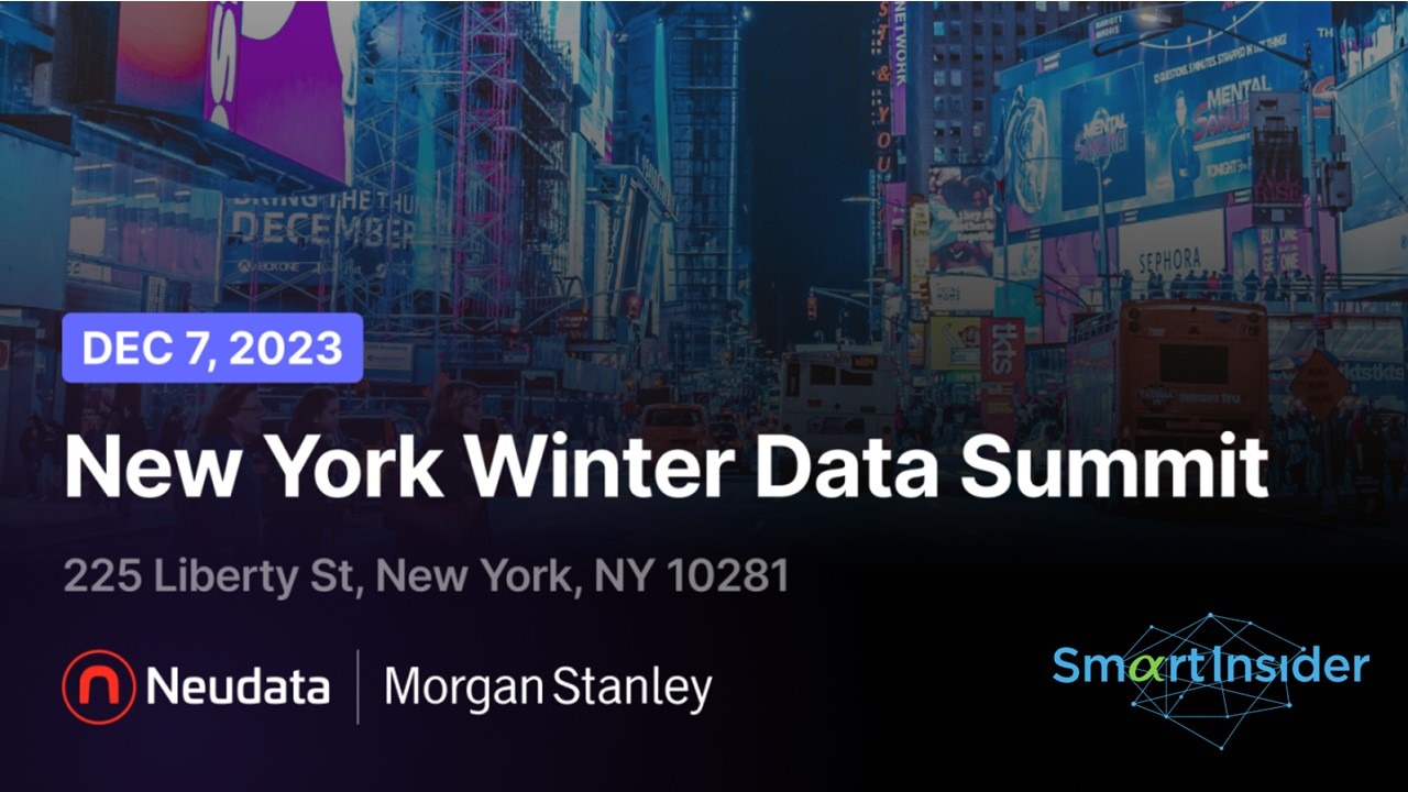 Smart Insider Participates in Neudata’s New York Winter Data Summit 2023